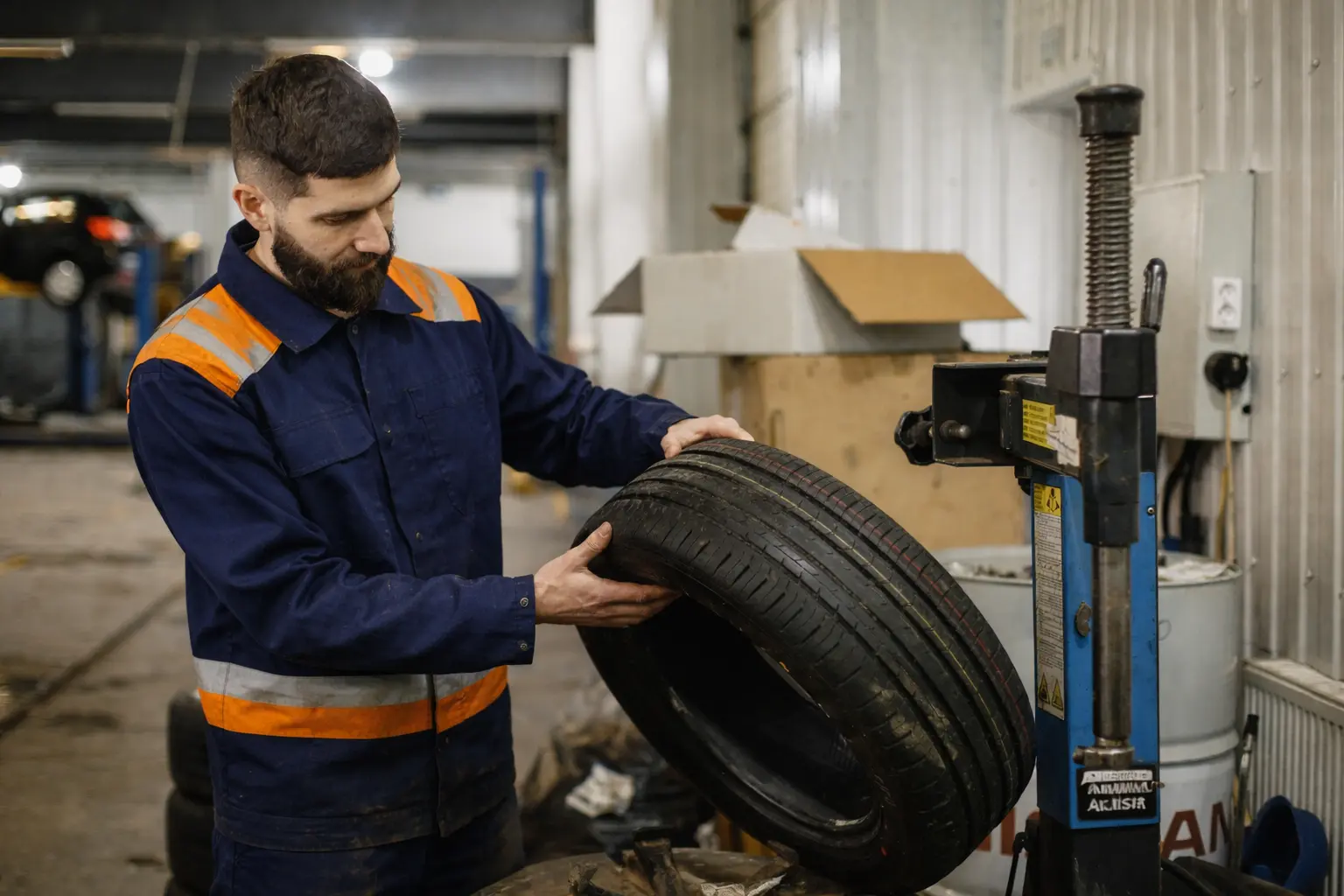 Roadway Assist technician providing roadside assistance in Birmingham