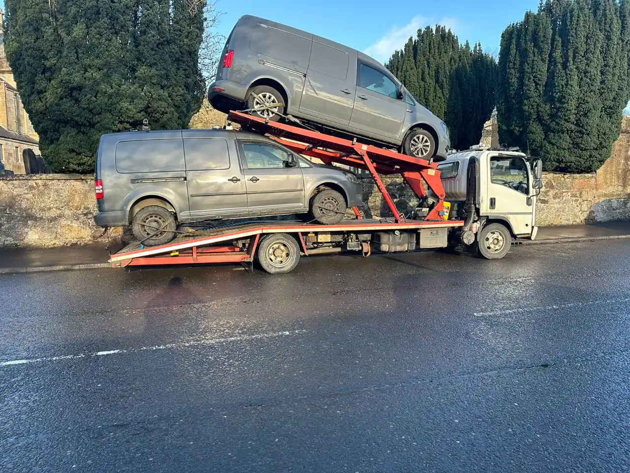 Roadway Assist fleet of vehicles demonstrating UK-wide operational scale